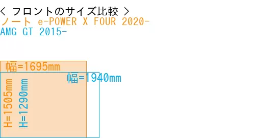 #ノート e-POWER X FOUR 2020- + AMG GT 2015-